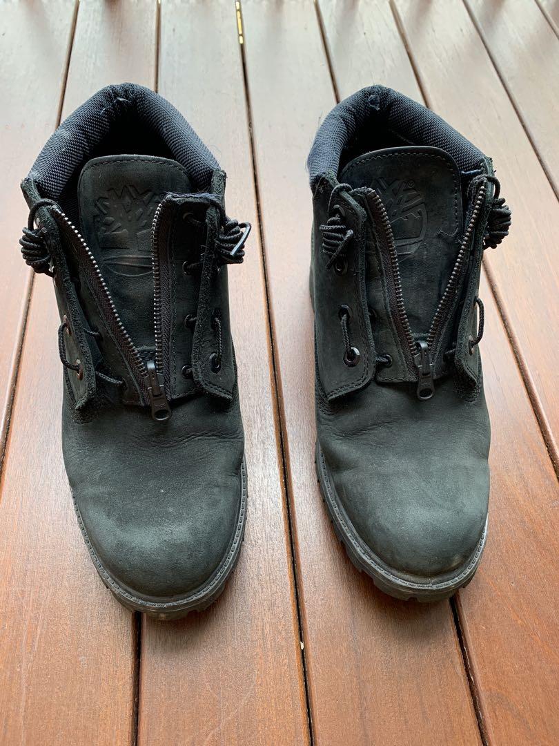 men's zipper waterproof boots