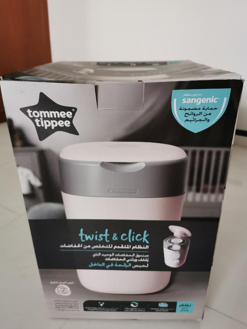 Tommee Tippee Twist & Click Advanced Nappy Disposal System, Babies