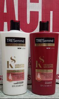 Tresemme Keratin Smooth with Marula Oil  Shampoo and Conditioner