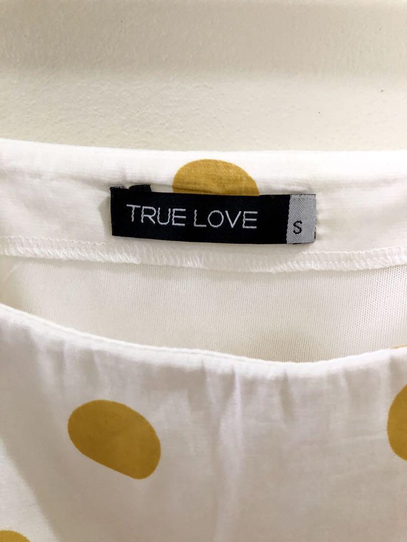 True Love polka top (Category: Sleeveless) located in Davao. Submitted by limebliss (Listing ID 1002884330, Image 3). Description: .