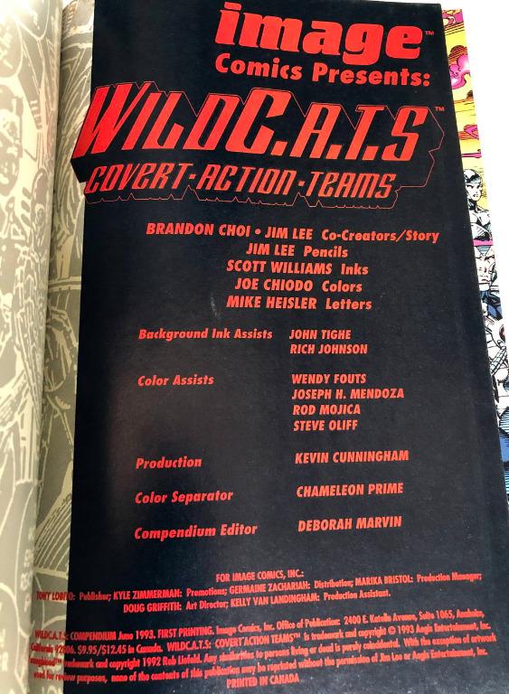 WILDCATS Covert Action Teams Compendium Compilation Image Comics Jim ...