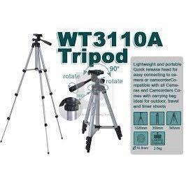WT3110A Travel Tripod Stand Lightweight Extendable Portable Mini Size 35cm-105cm