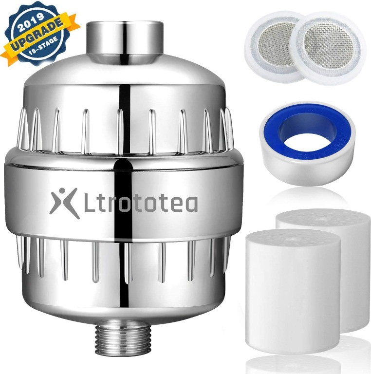 6459) 15 Stage Shower Filter Hard Water Filter to Remove Chlorine and