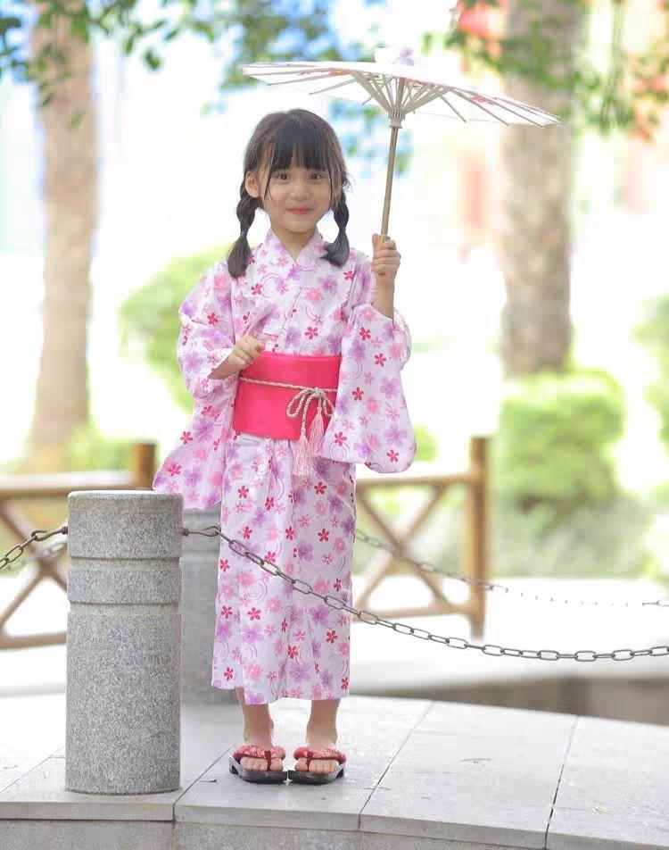 日本傳統振袖和服浴衣套裝女童小童幼兒攝影生日西松屋, 兒童＆孕婦用品