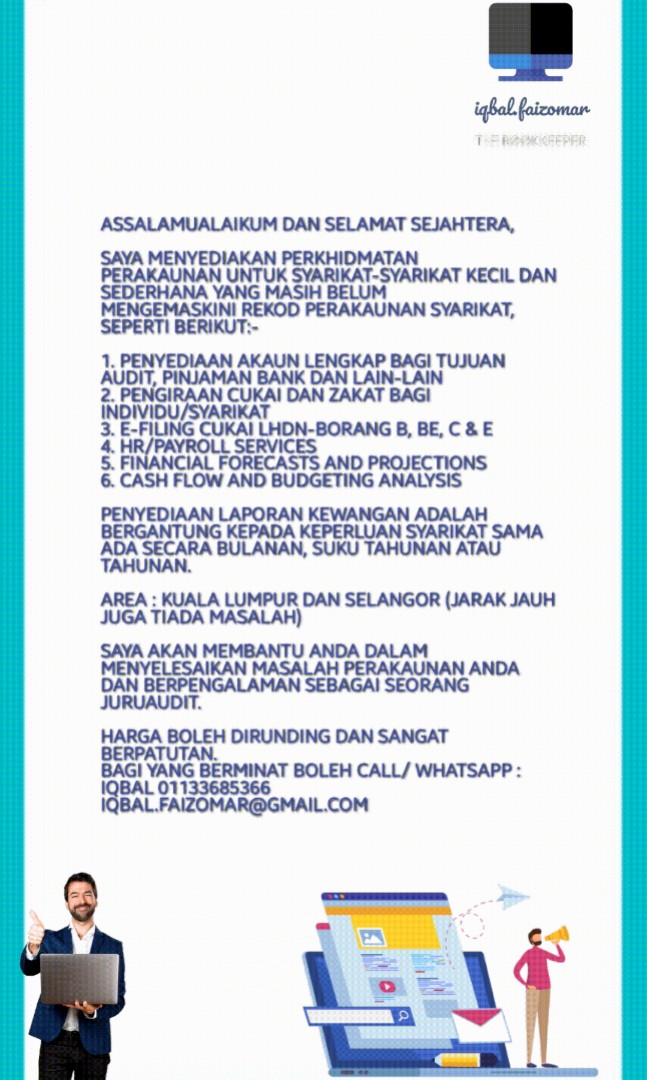 Account Services Full Set Account For Small Entrepreneur Services Others On Carousell