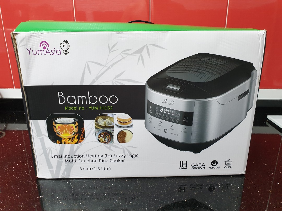 Bamboo induction heating rice cooker, TV & Home Appliances, Kitchen