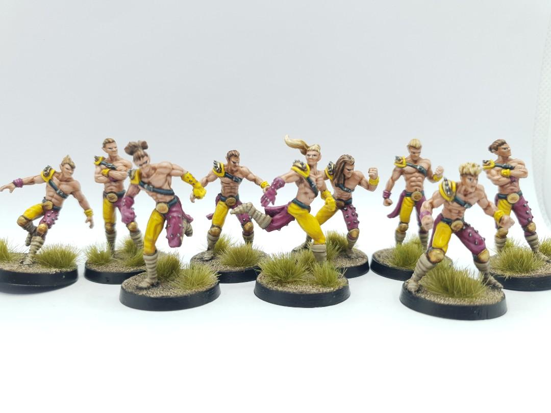 Blood bowl Wood Elf full team very well painted, Hobbies & Toys, Toys
