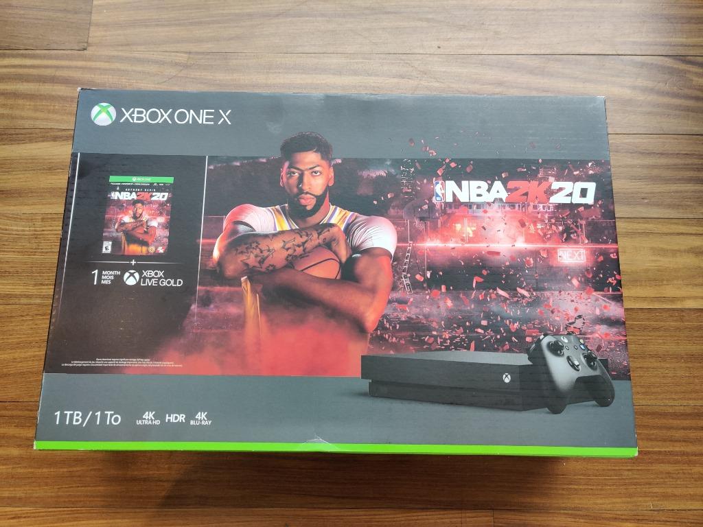 Xbox one x 1tb outlet nba 2k20 bundle