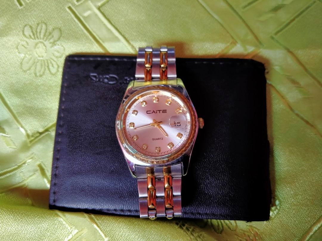 Caite watch price silver sale