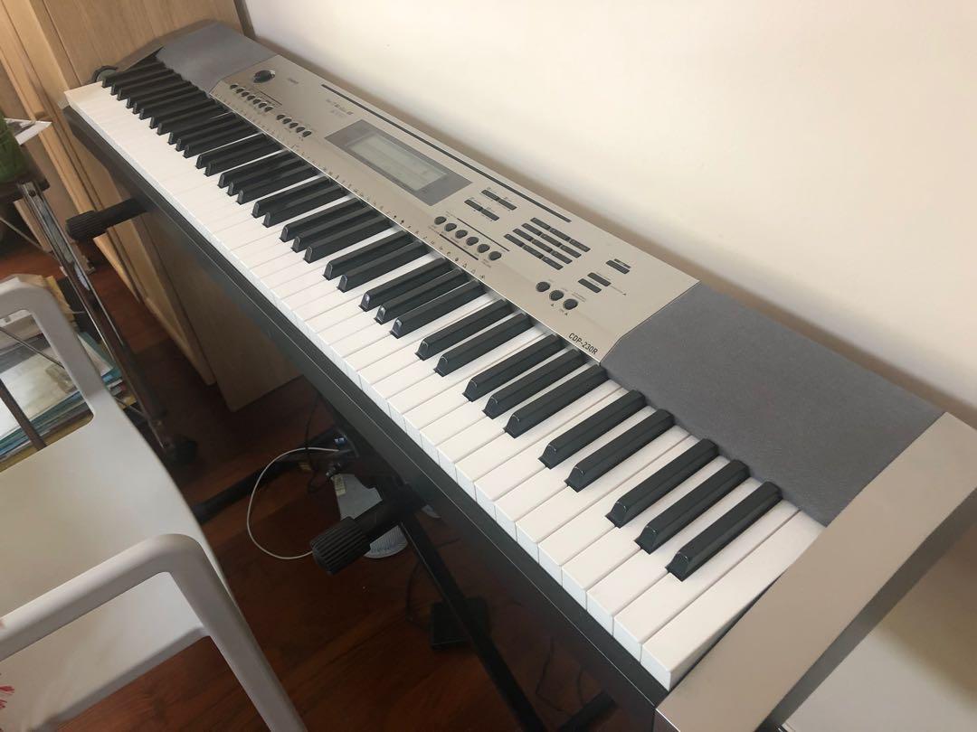 Casio CDP230R 電子琴 digital piano, 興趣及遊戲, 音樂樂器 & 配件, 樂器 Carousell