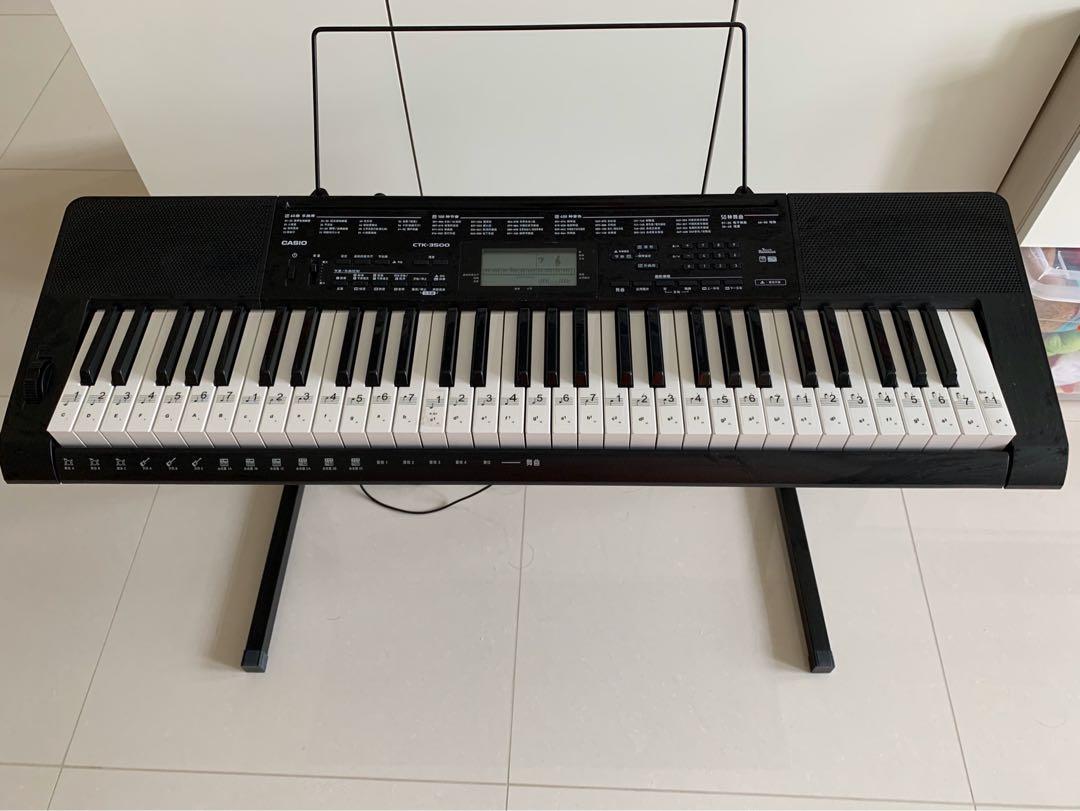 Casio Keyboard CTK 3500 Hobbies Toys Music Media Musical