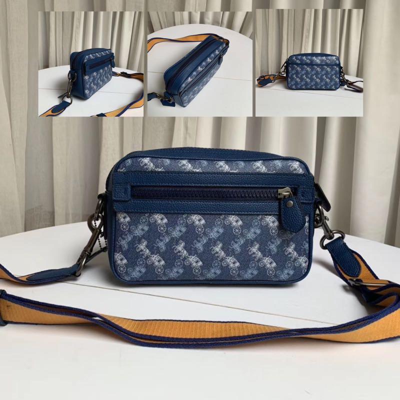 coach blue crossbody