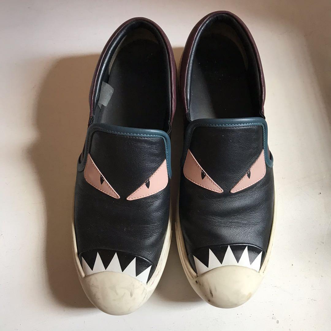 fendi monster slides