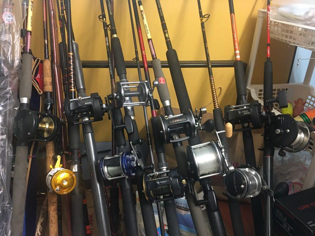 Fishing machine and rod, Looking For on Carousell
