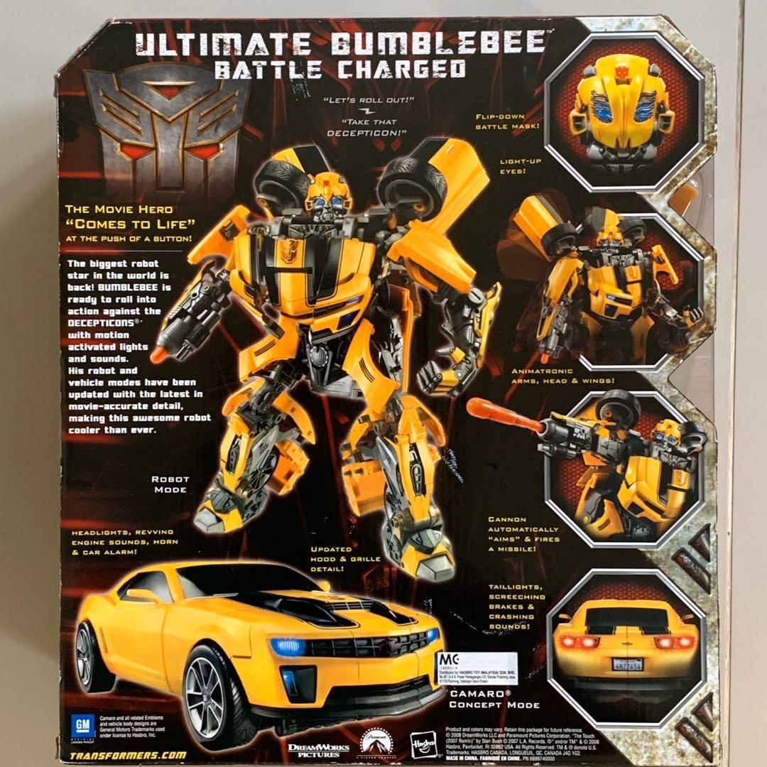 Hasbro Transformers 2 Revenge of the Fallen Ultimate Bumblebee Battle  Charged Robots Action Figure, Hobbies & Toys, Collectibles & Memorabilia,  Fan Merchandise on Carousell