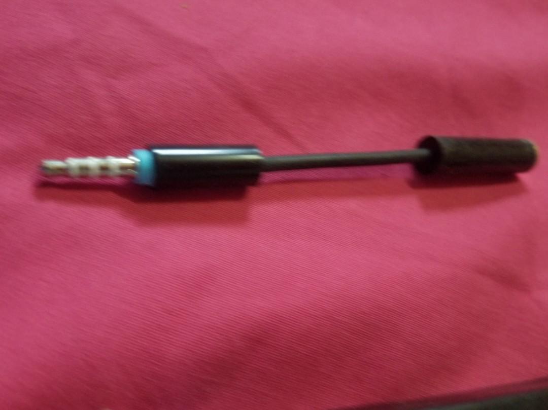 Headphone adapter for iphone (Category: Headphones & Headsets) located in Dasmarinas. Submitted by d.lelis (Listing ID 1002912446, Image 2). Description: Headphone adapter for iphone use your favorite headphone with your iphone stereo minijack 4.5 inch total length.