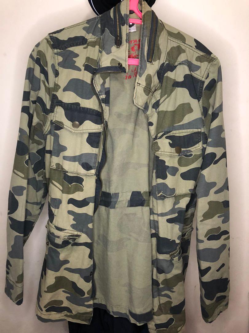 Jaket Army H M ORI