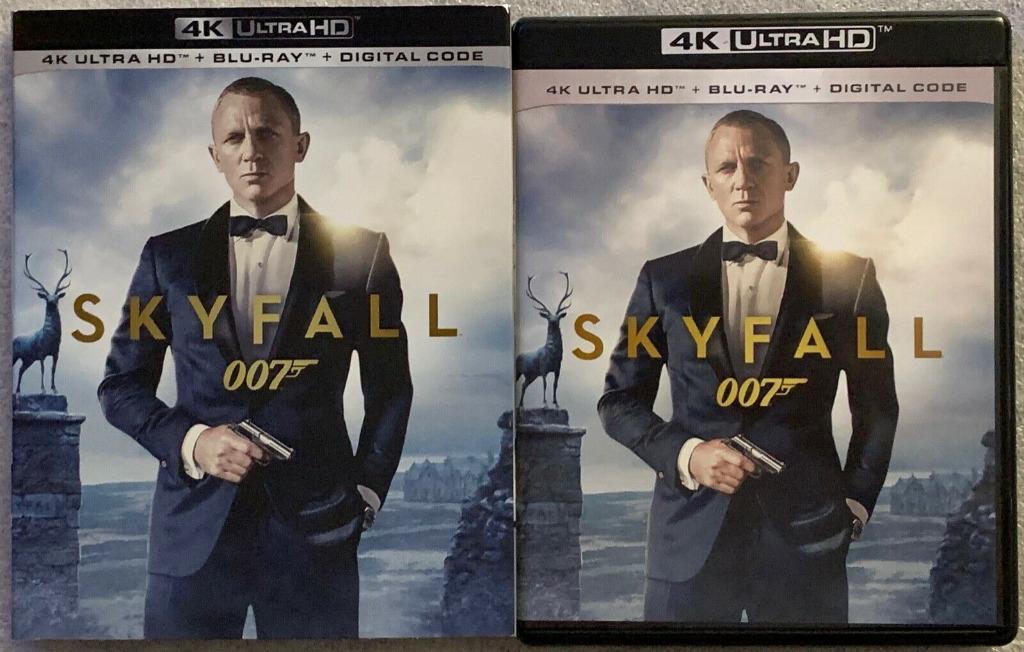James Bond 007 Skyfall 4k Ultra Hd Blu Ray 2 Disc Slipcover Sleeve Us Import No Digital Code Original Daniel Craig Music Media Cd S Dvd S Other Media On Carousell