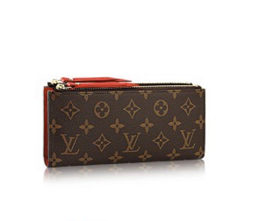 Authenticated Used Louis Vuitton Monogram Portefeuille Adele M61269 Long  Wallet Ladies 