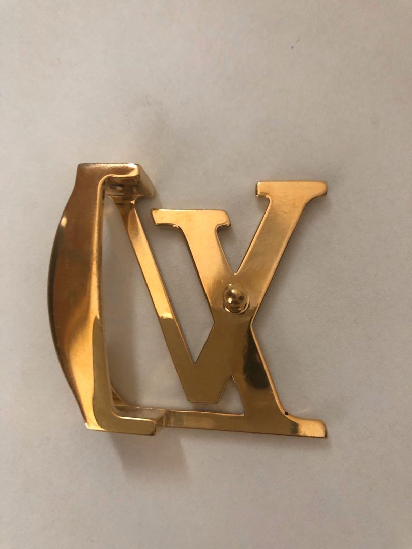 Louis Vuitton Gold belt buckle