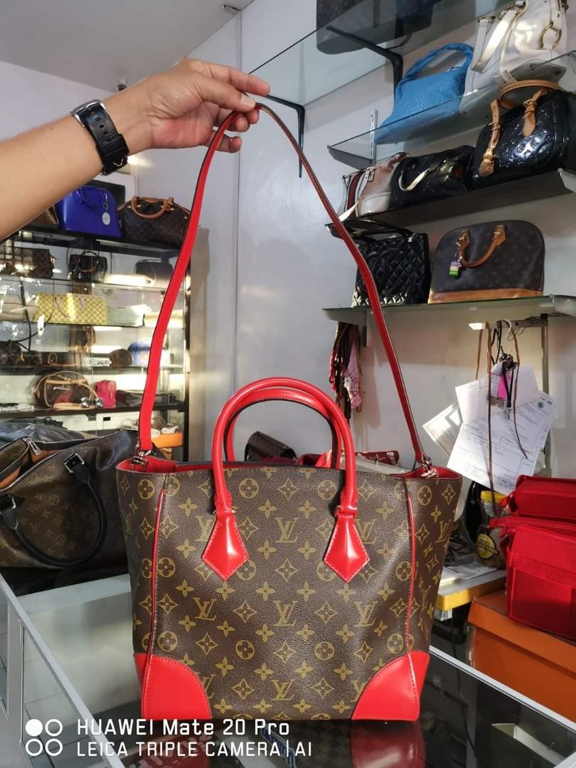 Replica Louis Vuitton M41542 Phenix MM Tote Bag Monogram Canvas For Sale