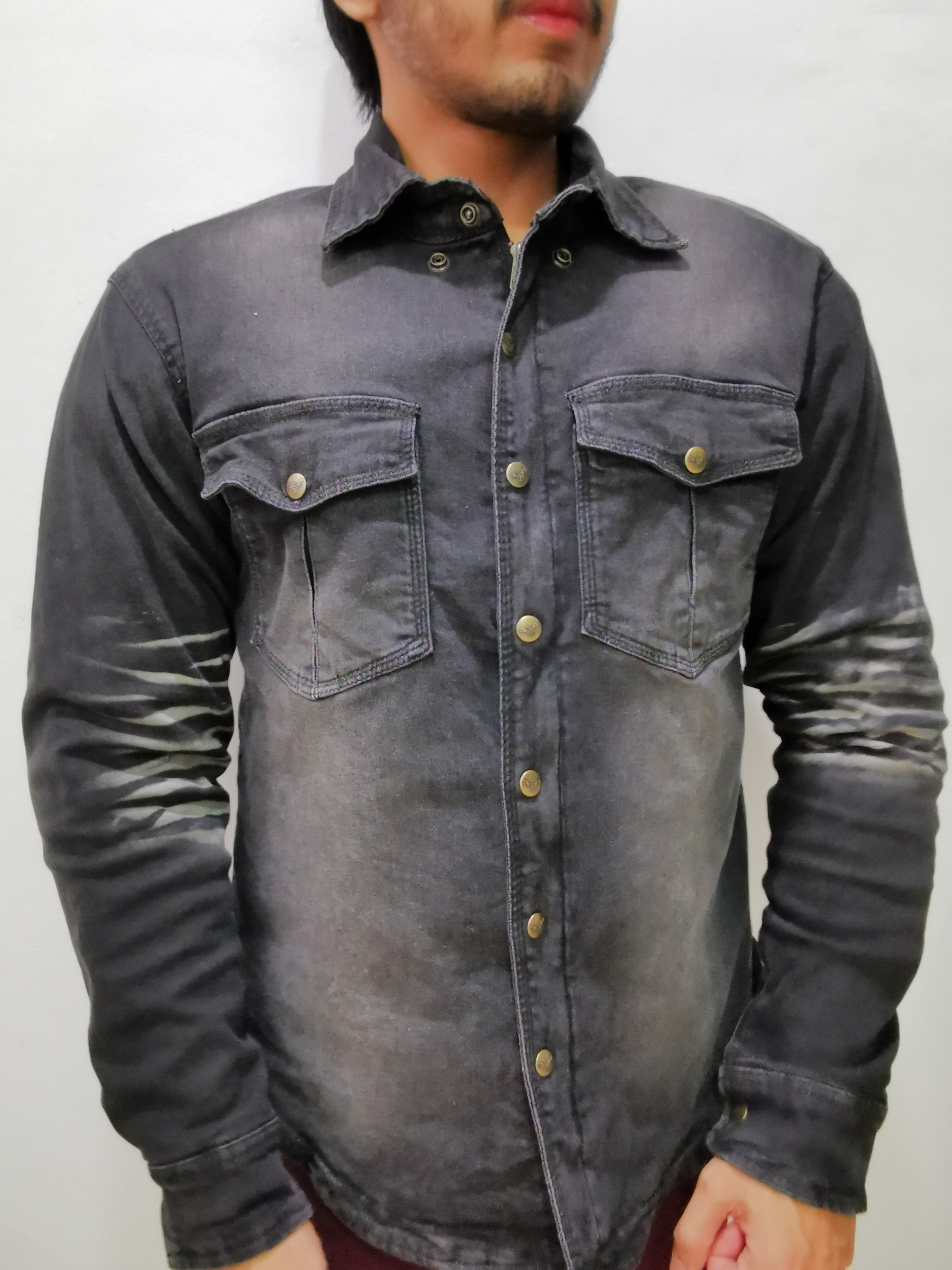 Milwaukee Performance Men s Armored Denim Biker Shirt Men s