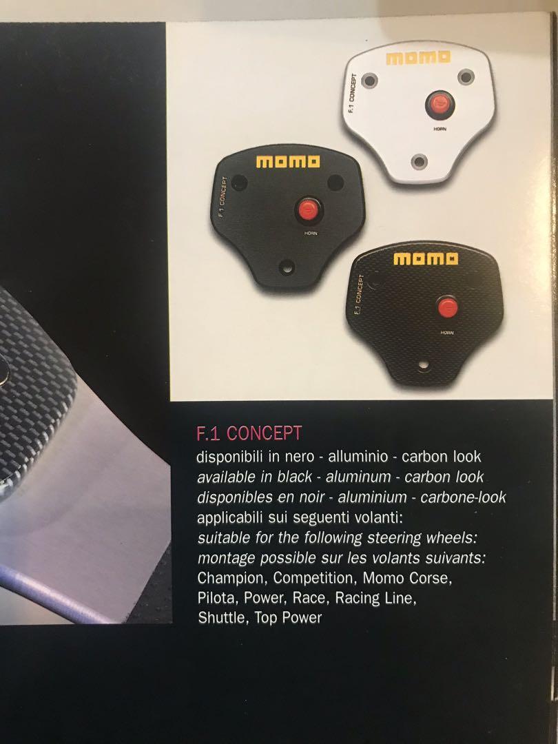 MOMO F1 Concept Horn Pad, Auto Accessories on Carousell