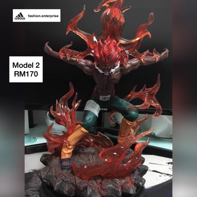 Naruto Shippuden Might Guy Eight Gates Released Formation Statue PVC Figure  Model Toy with LED Light, Hobbies & Toys, Collectibles & Memorabilia, Fan  Merchandise on Carousell