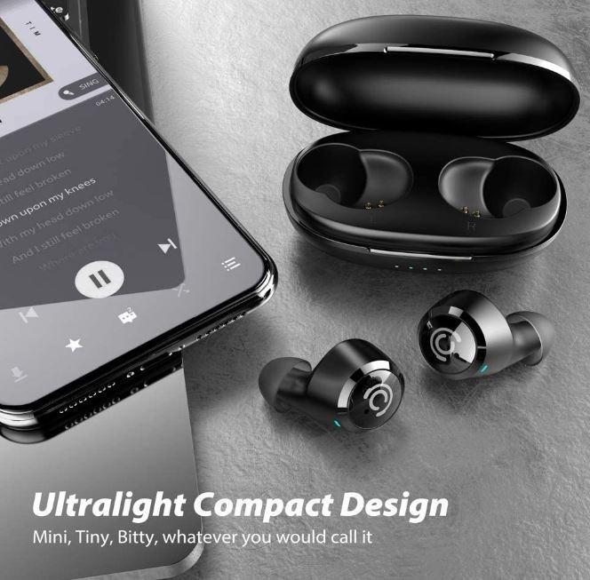 NEW CHISANA C1L Wireless Earbuds Bluetooth Headphones Extreme Subwoofer Bass True Wireless Earbuds w Dual Microphones Bluetooth 5.0 IPX5