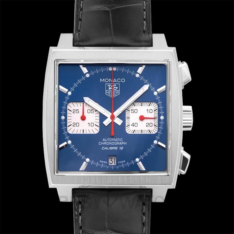 NEW TAG Heuer Monaco Calibre 12 Automatic Blue Dial Men s Watch