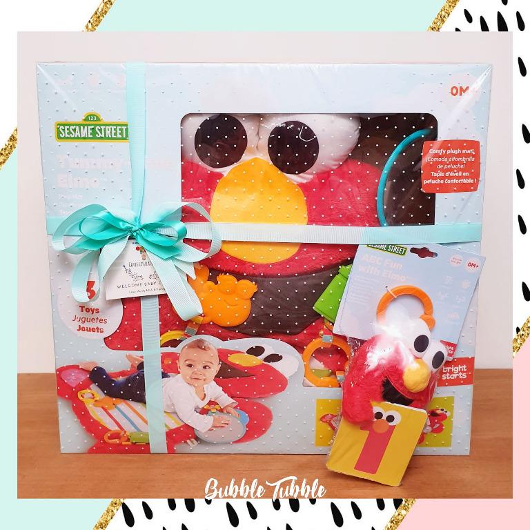 Newborn Baby Gift Set Bright Starts Sesame Street Elmo Playmat