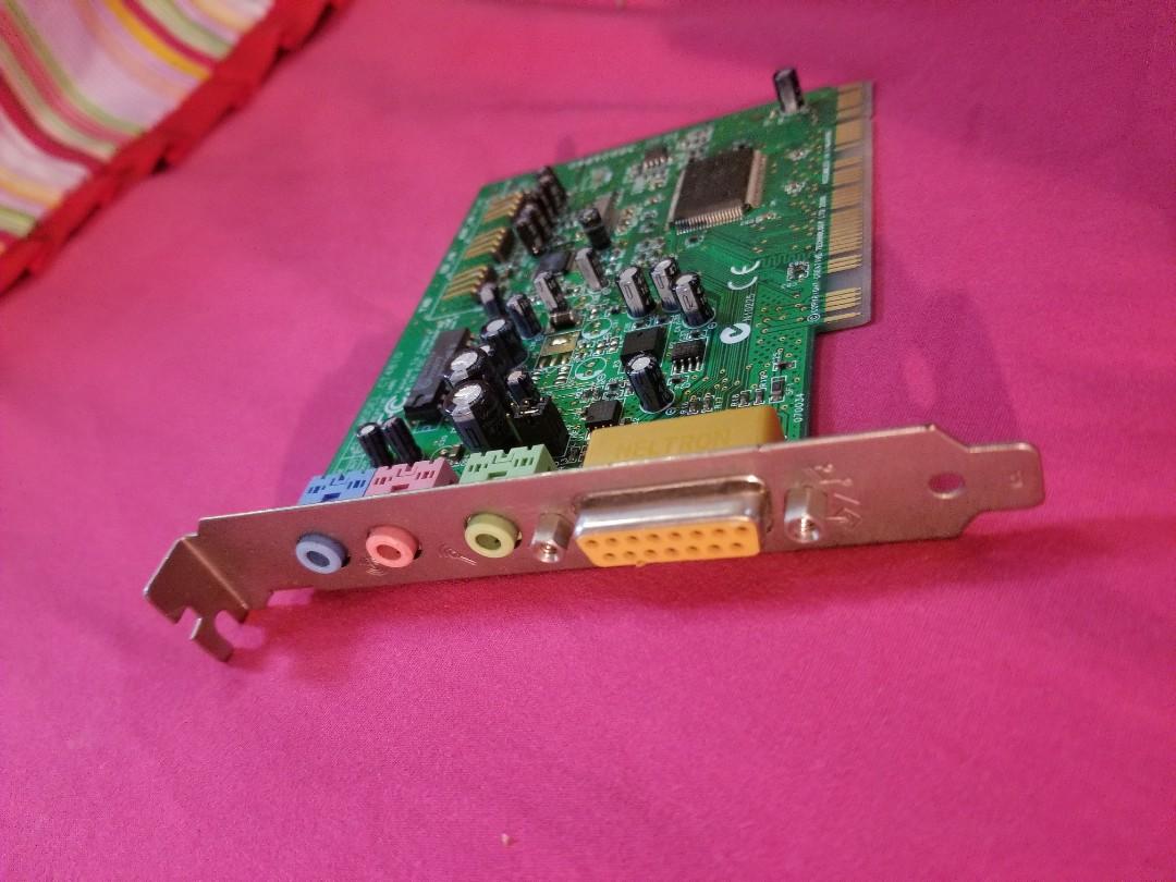 Pci sound card (Category: Soundbars, Speakers & Amplifiers) located in Dasmarinas. Submitted by d.lelis (Listing ID 1002911310, Image 2). Description: pci sound card good for replacement good unit.