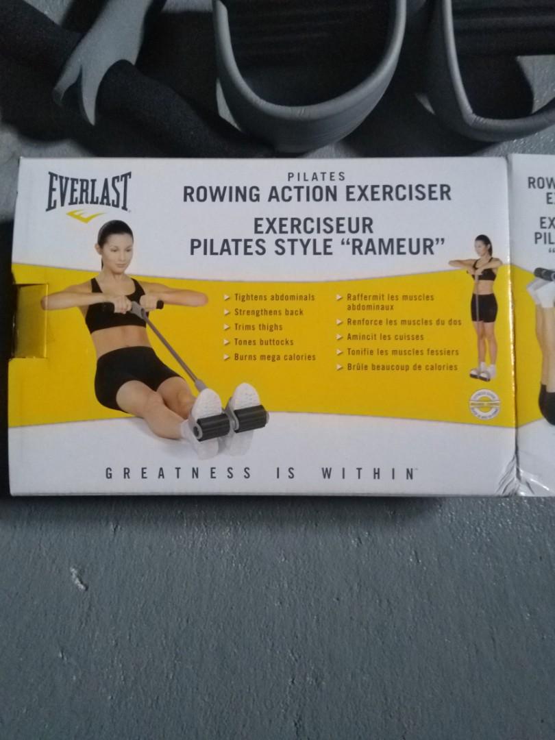 Everlast pilates store rowing action exerciser