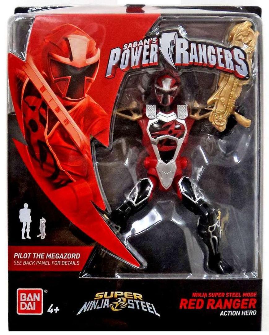 Mighty Morphin' Power Rangers Loose Figure Red Ranger Super Ninja Steel 