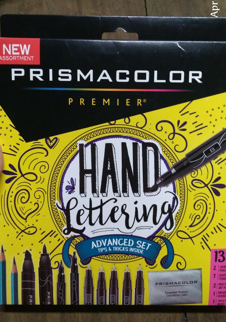 Prismacolor hand lettering, Hobbies & Toys, Stationary & Craft, Art