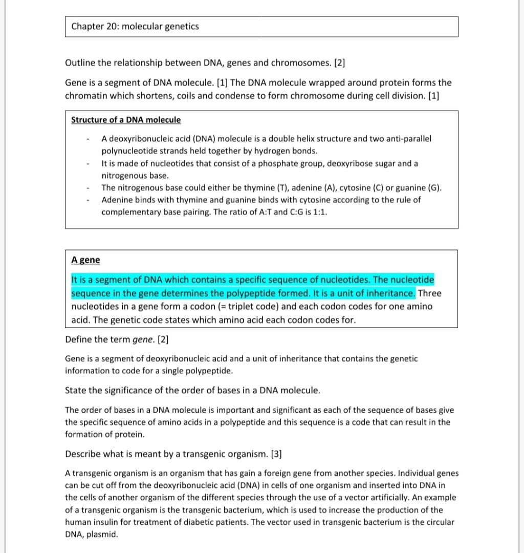 A1 O Level Pure Biology Notes Books Stationery Textbooks Secondary On Carousell