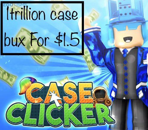 Roblox Case Clicker Bux Toys Games Video Gaming Video Games On Carousell - blox bux roblox