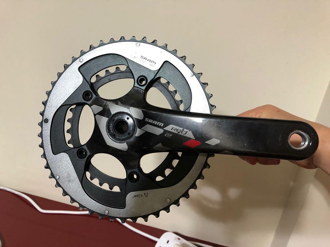 Sram red crank 50/34, 110BCD, 172.5, 11spd, Sports Equipment, Parts, Parts & Accessories on Carousell