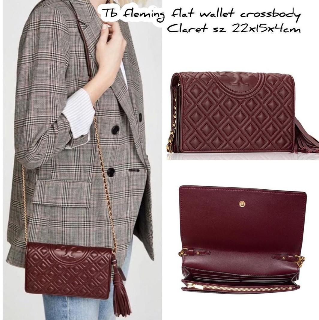 Fleming flat wallet crossbody hotsell