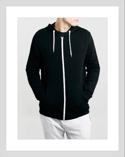 Topman cheap zip hoodie