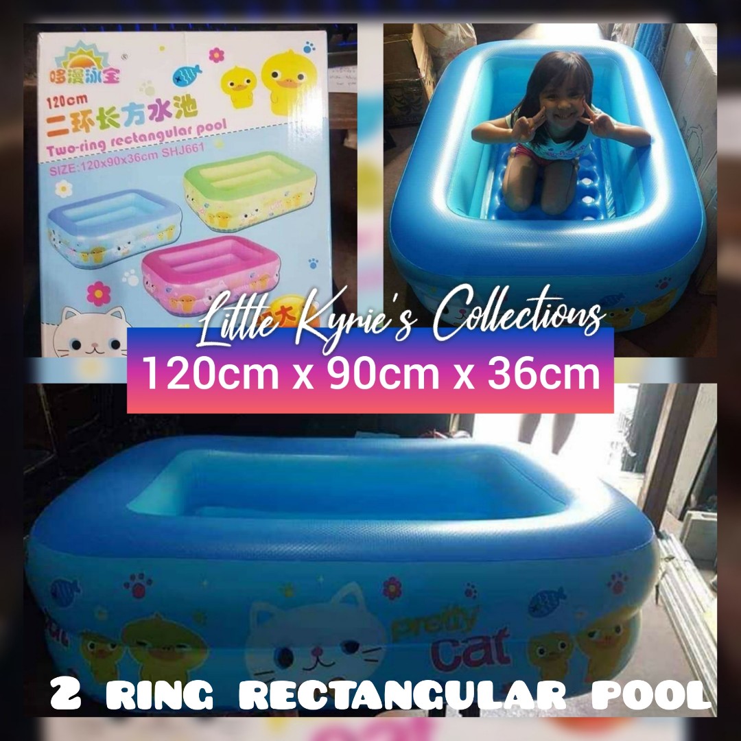 two ring rectangular pool