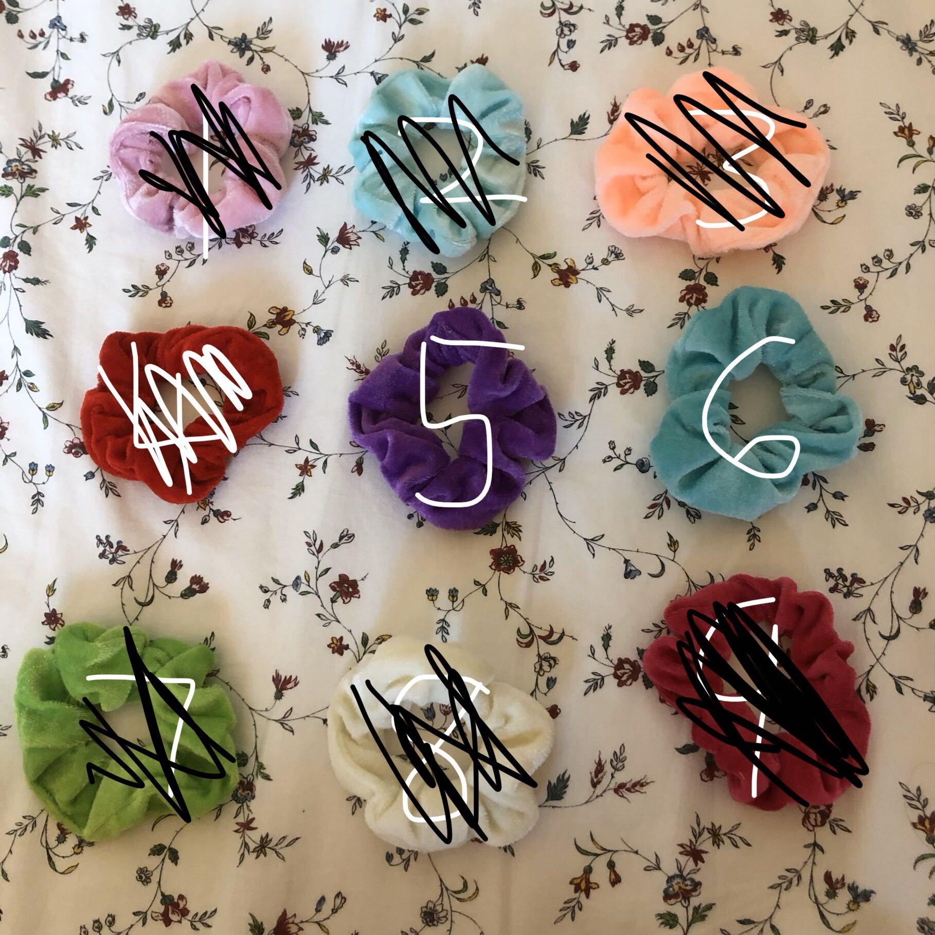 VSCO girl scrunchies sksksksk