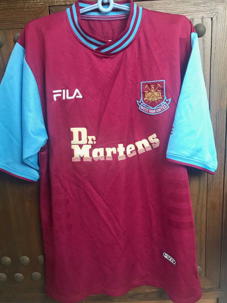 West ham hotsell fila shirt