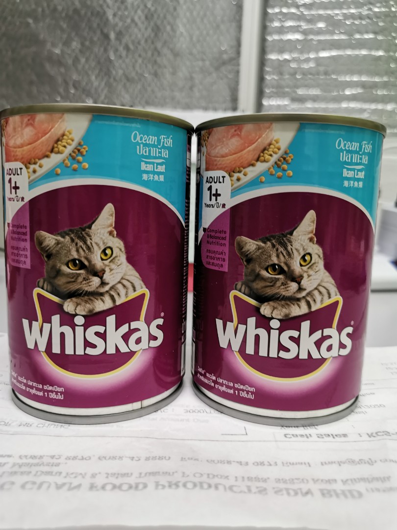 Whiskas cat food tin, Pet Supplies, Pet Food on Carousell