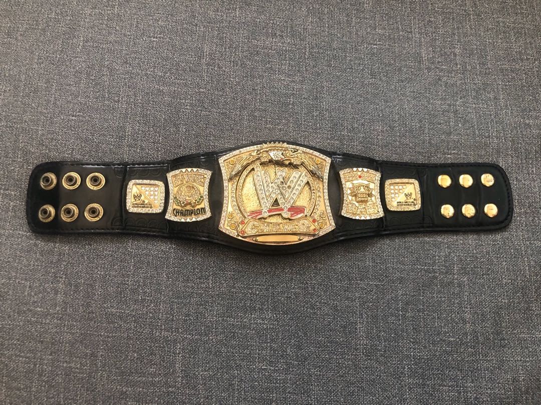 WWE Championship and US Spinner Mini belt Replica, Hobbies & Toys, Toys ...