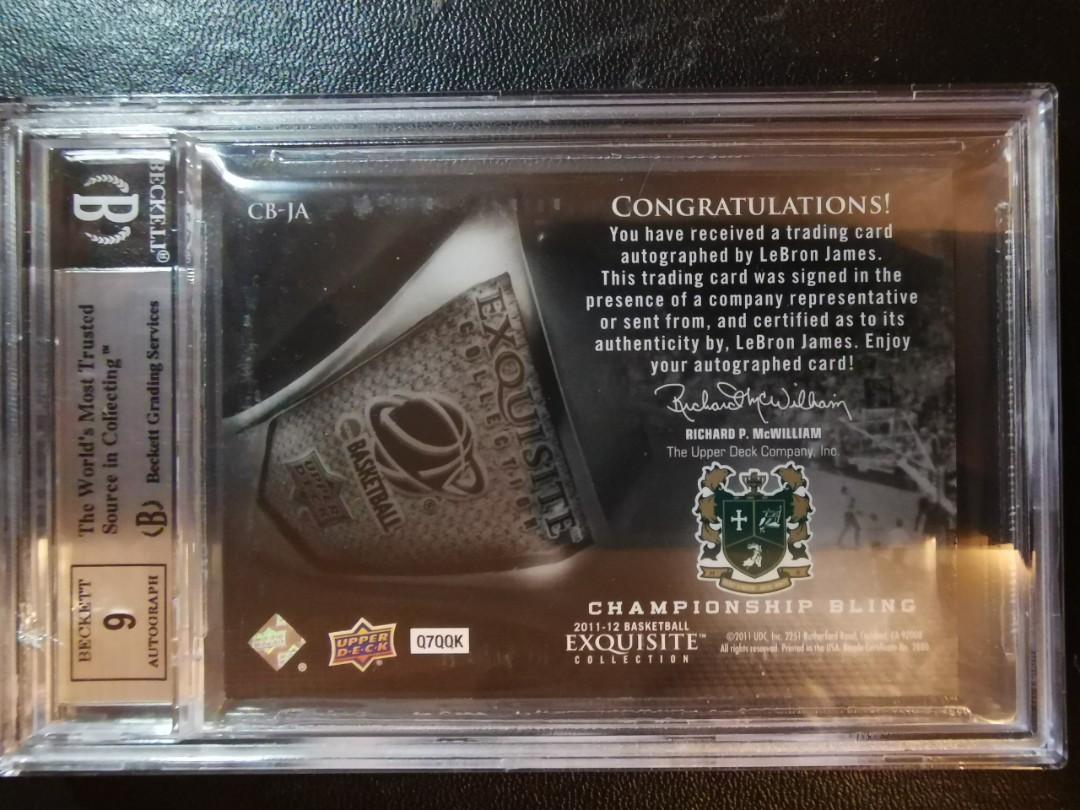 LeBron James 2011-12 Exquisite Collection Championship Bling