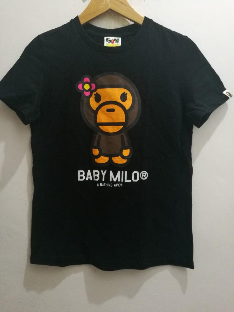 bathing ape baby milo shirt