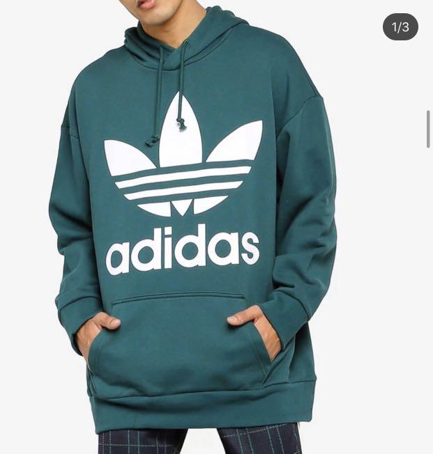 oversize trefoil hoodie
