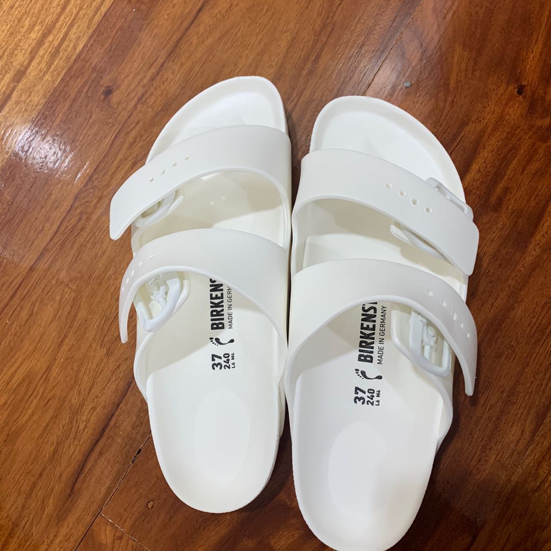 white eva birkenstock 37