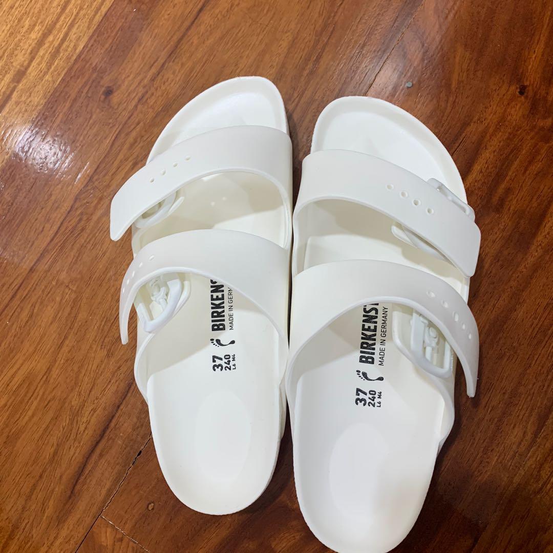 birkenstock white arizona eva sandals